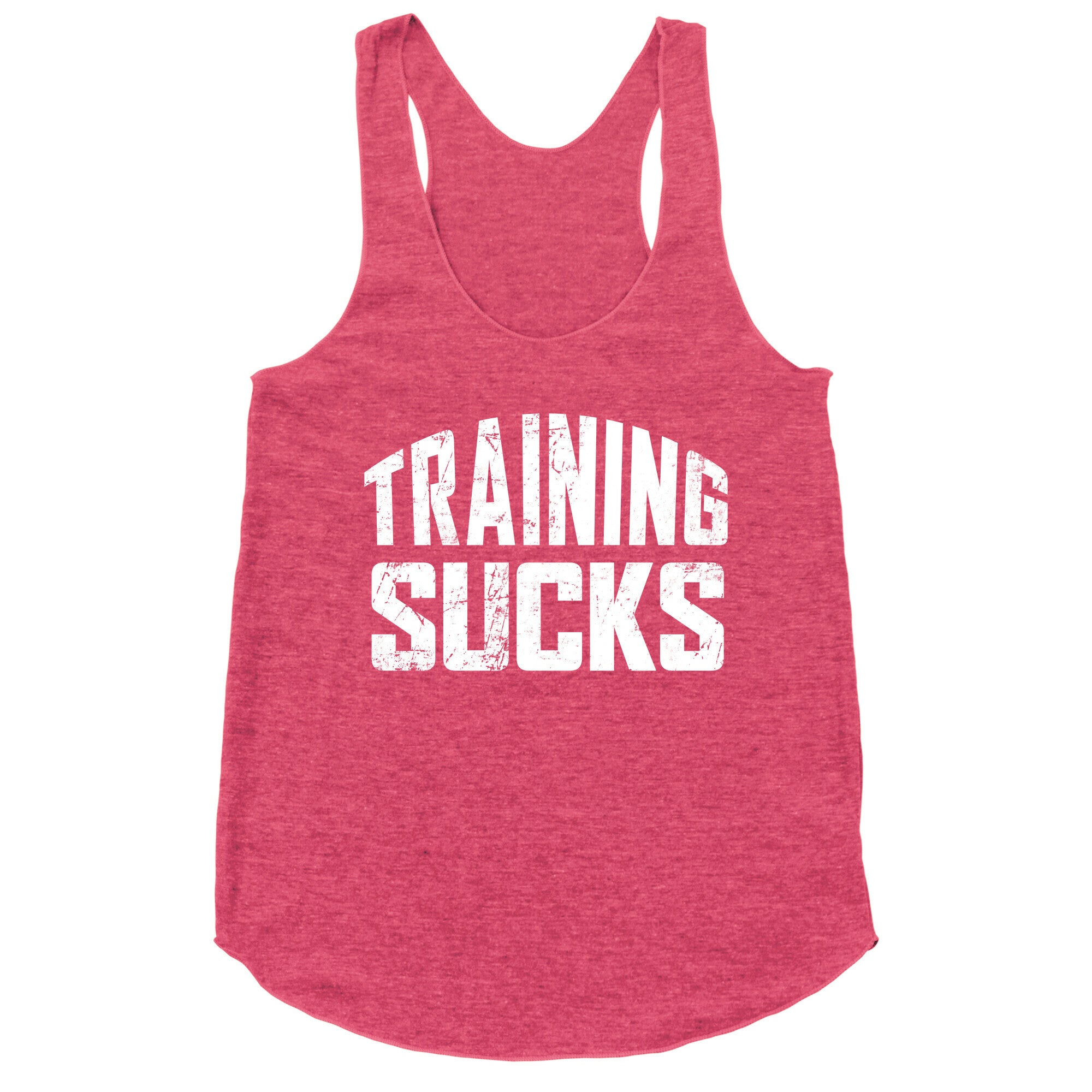 Training Sucks Racerback Tank